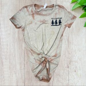 Bleached Womens Yellowstone Tshirt
